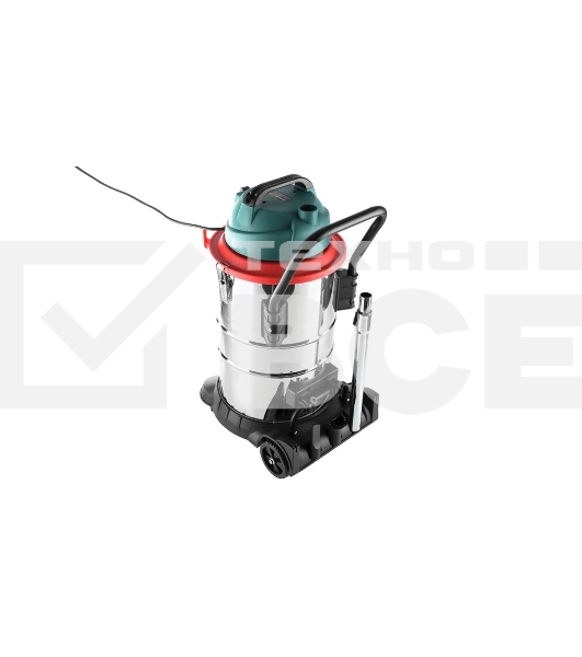 Строительный пылесос Hammer Flex PIL50A 196420 для сух/вл уборки 1400Вт 50л + розетка для электроинструмента