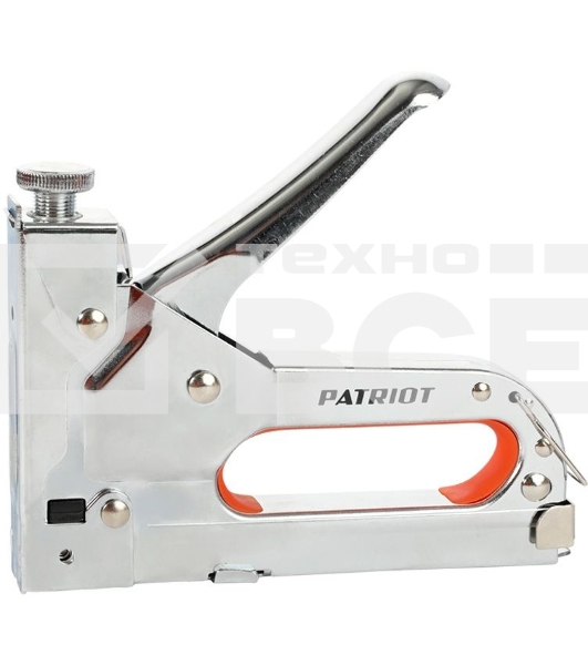 Степлер PATRIOT SPQ-111 3 в 1,скобы №140 4-14мм, скобы №28 10-12мм, гвозди №300, 600шт в комплекте