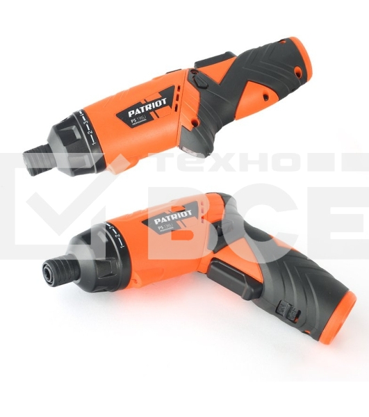 Отвертка аккумуляторная PATRIOT PS 136Li Li-Ion, 3.6 В/1,5 Ач, Реверс, 200 об/мин, 3,5 Нм, патрон: НЕХ 1/4