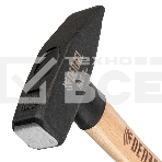 Молоток слесарный Denzel 800 г, кованый квадратный боек, буковая рукоятка, фото5