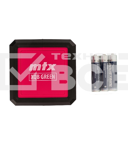 Лазерный уровень XQB GREEN Basic SET, 20 м, зеленый луч, батарейки, резьба 1/4