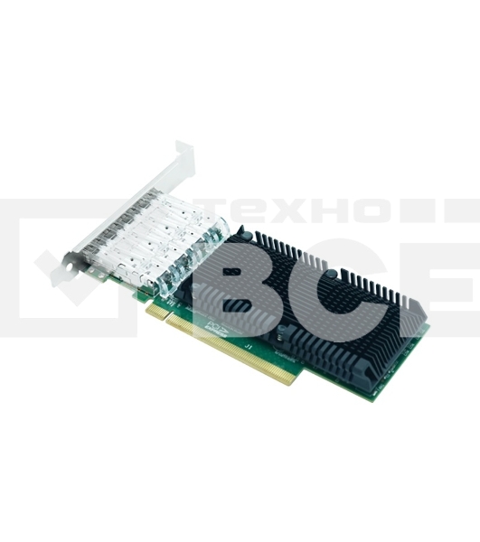 Сетевая карта LR-Link LRES1023PF-4SFP28 PCIe 4.0 x16, Intel E810, 4*SFP28 10/25G NIC Card (303738)