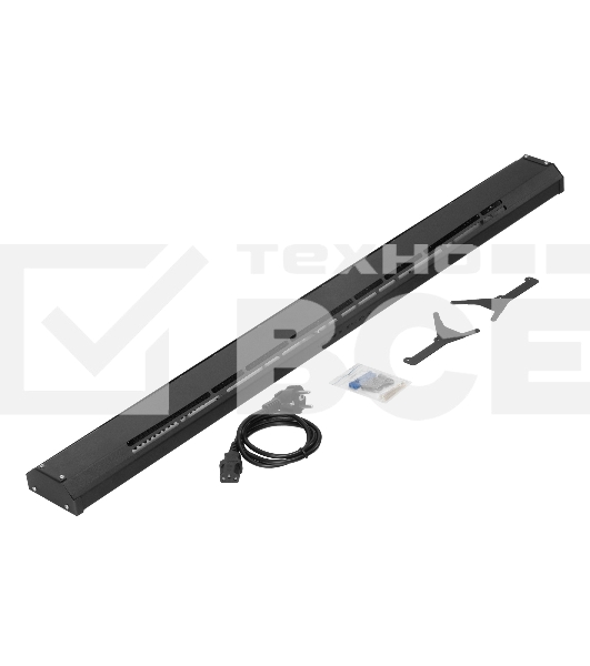 Конвектор электрический плинтусный Denzel ATRIC-450 черный, 450 Вт, 6 м2