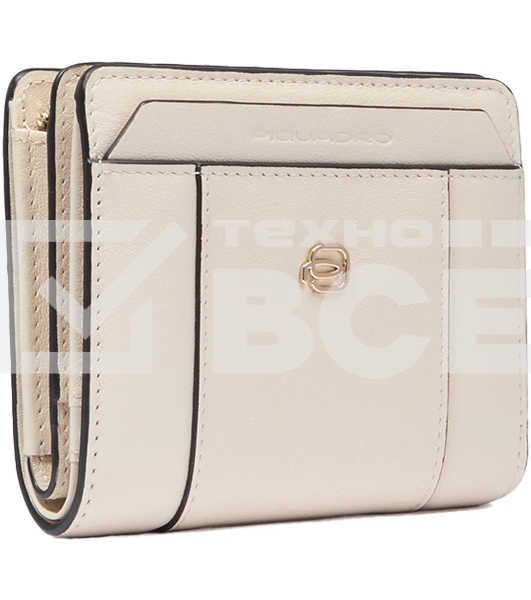 Кошелек женский Piquadro Circle PD6660W92R/BI слоновая кость натур.кожа