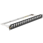 Патч-панель наборная Lanmaster LAN-PPN16OK-UTP 19' 1U 16x UTP, фото 1