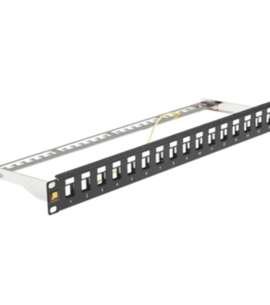 Патч-панель наборная Lanmaster LAN-PPN16OK-UTP 19' 1U 16x UTP