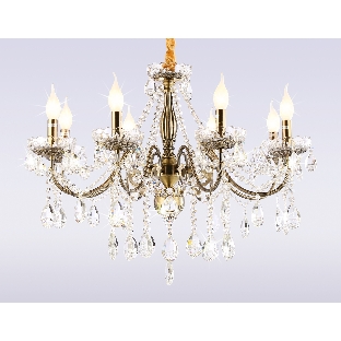 Светильник Ambrella light TR4950/8 SB/CL бронза/прозрачный E14/8 max 40W D620*585