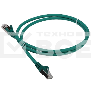Патч-корд LANMASTER LSZH FTP кат.6, 5.0 м, зеленый