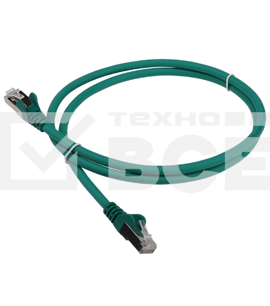 Патч-корд LANMASTER LSZH FTP кат.6, 5.0 м, зеленый