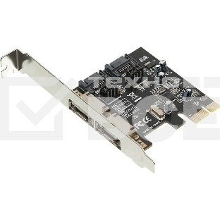Контроллер PCI-E Noname ASM1061 SATA III 2xSATA Ret
