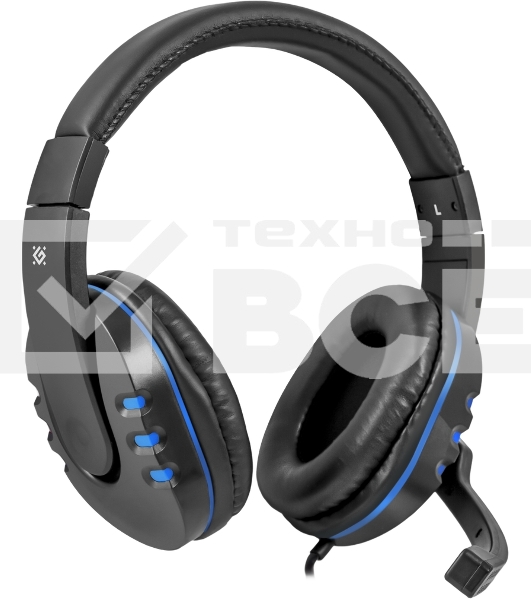 Гарнитура Defender GAMING WARHEAD G-160 BLACK/BLUE