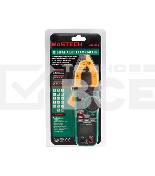 Токовые клещи MASTECH MS2109A 13-1309