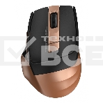 Мышь беспроводная A4Tech Fstyler FG35 золотистый/черный, 2000 dpi, радиоканал, USB, кнопки - 6, фото 1