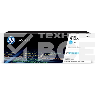 Картридж лазерный HP 415X W2031X голубой для HP HP LJ M454/MFP M479 (6000стр.)