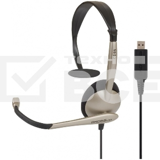Гарнитура KOSS CS-95 USB для ПК, 32 Ом, 91 dB, чёрн/серебр