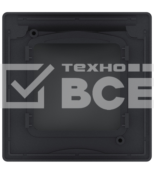 Рамка с защитной крышкой антрацит Inspiria