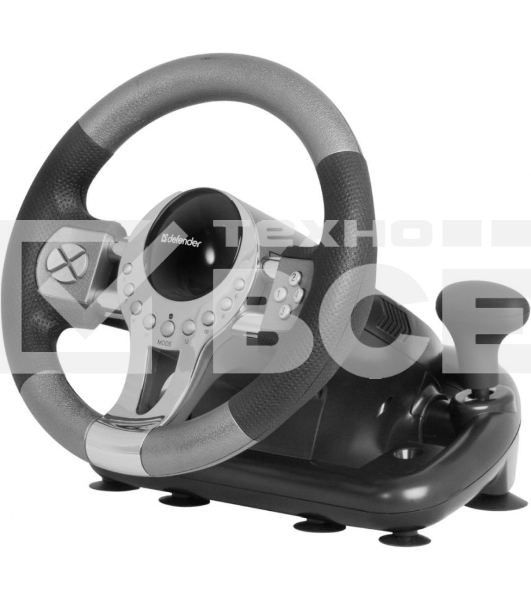Руль Defender FORSAGE {12 кн+2перекл.+1перекл. 8-ми позиц., USB}