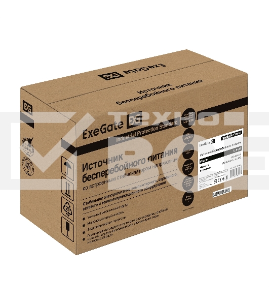 Источник бесперебойного питания ExeGate SpecialPro Smart LLB-650.LCD.AVR.4C13.RJ.USB <650VA/360W, LCD, AVR, 4*C13, RJ45/11, USB, Black>