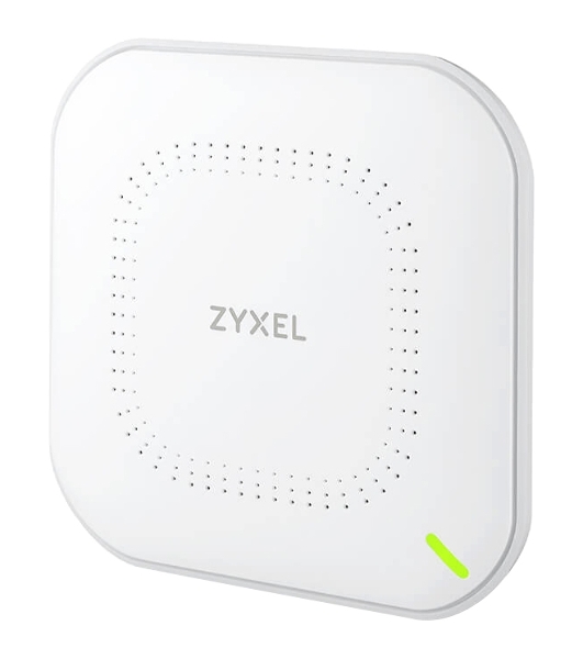 Гибридная точка доступа Zyxel NebulaFlex NWA90AX, WiFi 6, 802.11a/b/g/n/ac/ax (2,4 и 5 ГГц), MU-MIMO, антенны 2x2, до 575+1200 Мбит/с, 1xLAN GE, PoE, защита от 4G/5G, БП в комплекте