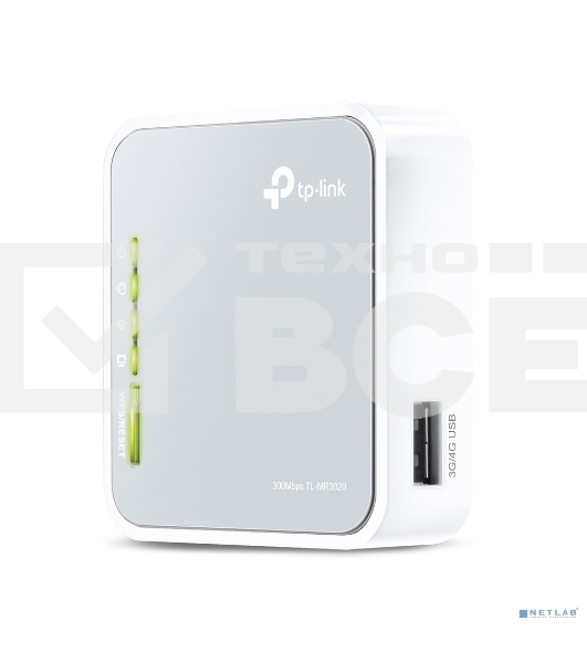 Маршрутизатор беспроводной TP-Link SOHO TL-MR3020 10/100BASE-TX