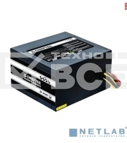 Блок питания Chieftec GPS-500A8, 500Вт, 80 PLUS, 120мм, черный
