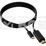 Кабель-переходник аудио-видео Buro USB Type-C (m)/HDMI (m) 1.5м. черный (BU-TYPEC-HDMI-1.5M), фото2
