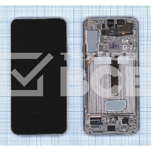 Дисплея для Samsung Galaxy S22 Plus SM-S906B в сборе с тачскрином ServicePack, голубой (GH82-27500B)