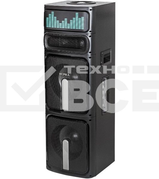 Минисистема Supra SMB-2050, 180Вт, FM USB BT SD, черный