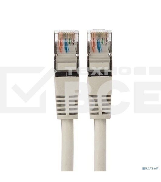Пaтч-корд Rexant F/UTP, категория 5e, RJ45-RJ45, экранированный, 24AWG, LSZH, серый, 1,5м