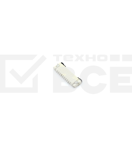 Разъем FPC Flip-Lock 1010-10RLGF 10 pin высота 1мм шаг 1мм
