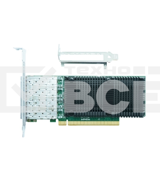 Сетевая карта LR-Link LRES1023PF-4SFP28 PCIe 4.0 x16, Intel E810, 4*SFP28 10/25G NIC Card (303738)