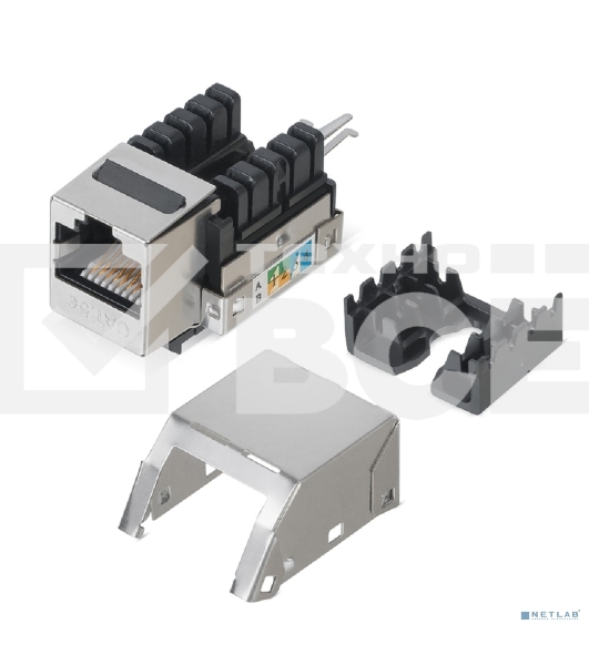 Модуль Keystone Rexant Jack RJ-45(8P8C), FTP, CAT 5e, тип 90 градусов PRO