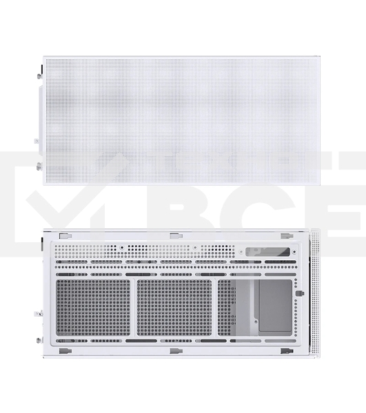 Корпус без блока питания Case JONSBO D41 STD, Midi-Tower, TG, no fan, 1xUSB-A 3.2 + 1xUSB-C 3.2, ATX, mATX White