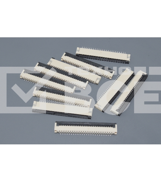 Разъем FPC Flip-Lock 1010-24RLGF 24 pin высота 1мм шаг 1мм 10 шт