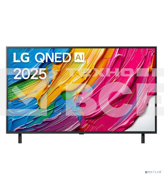 Телевизор LG 43' 43QNED80A6A черный Edge LED 4K UHD 60Hz Smart TV WebOS 2GB/8GB
