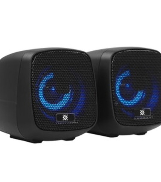 Акустическая 2.0 система Defender J2 6Вт, подсветка, питание от USB