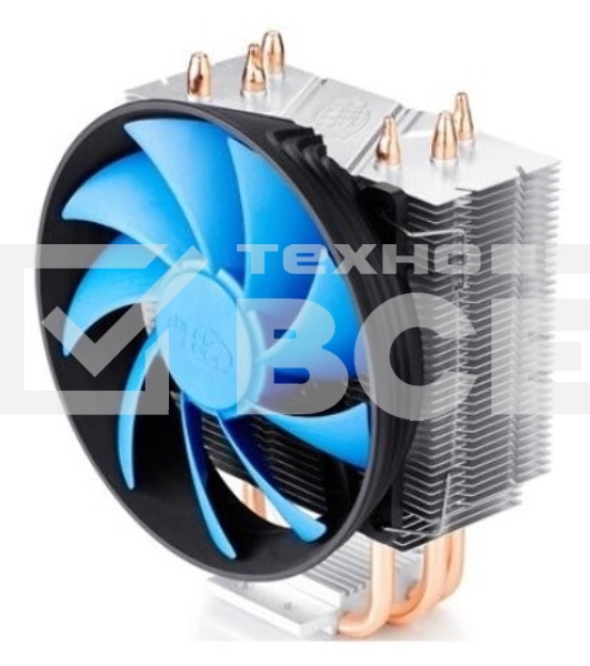 Кулер для процессора DEEPCOOL GAMMAXX300 S1150/S1200/S1366/S1155/S1156/S775/AM2/AM2+/AM3/FM1 24шт/кор, TDP 130Вт, PWM, 17.8~21dB(A), RET