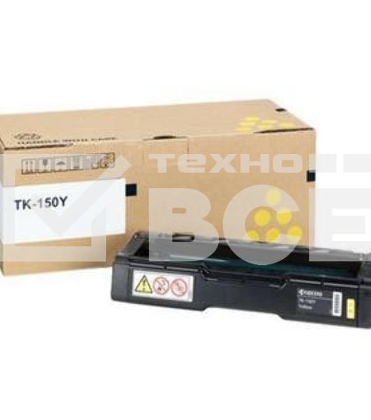 Картридж лазерный Kyocera-Mita TK-150Y желтый для FS-C1020MFP 6000стр.
