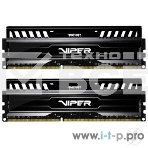 Оперативная память Patriot Viper 3, DDR3, 8GB (2x4 GB), 1600 MHz, CL9, радиатор, черный, фото11