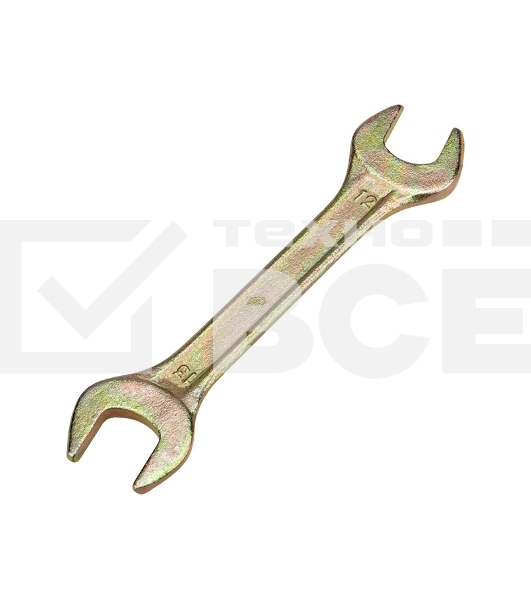 Ключ гаечный рожковый Rexant 12х13 мм, желтый цинк