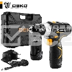 Дрель-шуруповерт Deko GCD12DU3 SET 3, 12 В, 1.5 Ач, аккумуляторная, фото14