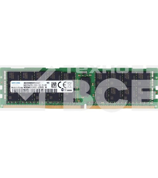 Оперативная память Samsung M393A8G40BB4-CWEBY, DDR4, 64GB (1x64 GB), 3200 MHz, CL22, ECC, RDIMM