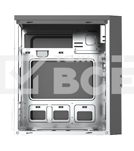 Компьютерный корпус Сase Forza mATX, 450W, 2xUSB2.0, Black, w/o FAN, 12 cm fan PSU, power cord
