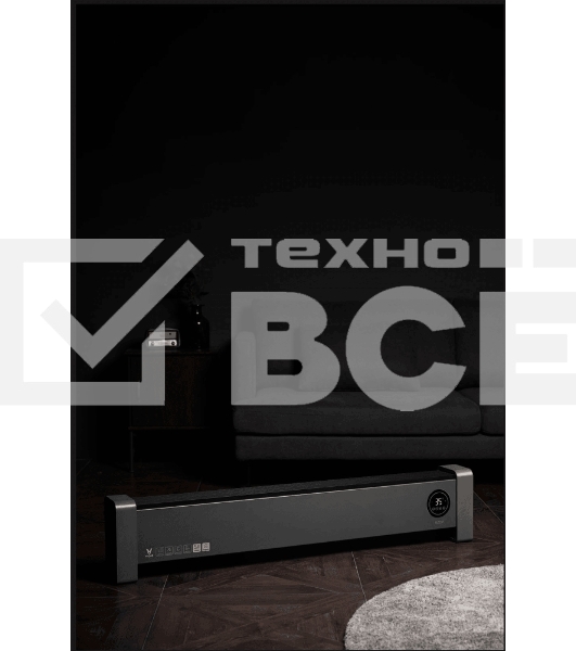Обогреватель Viomi VXTJ04, темно-серый, 2200 Вт, 20 м2, электронный термостат (650188)
