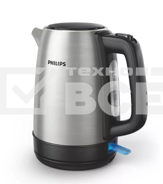 Чайник Philips HD9350/90, 1,7 л, 2200 Вт, световой индикатор, функция автовыключения, индикатор уровня воды