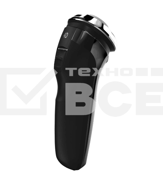Бритва Polaris PMR 0305R wet&dry PRO 5 blades элктрическая , черный/хром