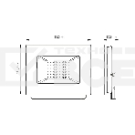 Прожектор Elementary 50W 4475lm 4000К 200-240V IP65 черный LED, фото5