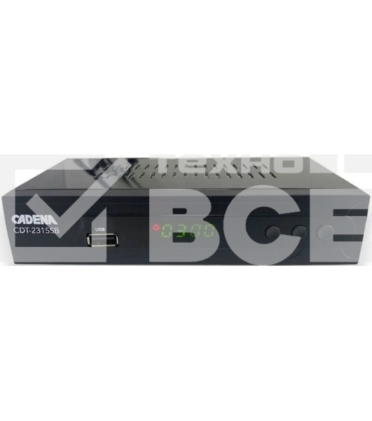 Приемник цифровой эфирный Cadena CDT-2315SB
