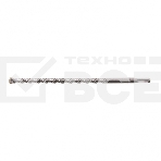 Бур по бетону, двойная спираль, Cobalt W-tip, 12x260 мм, SDS PLUS Denzel, фото6