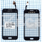 Сенсорное стекло (тачскрин) для Samsung Galaxy J1 SM-J100, черное, фото3